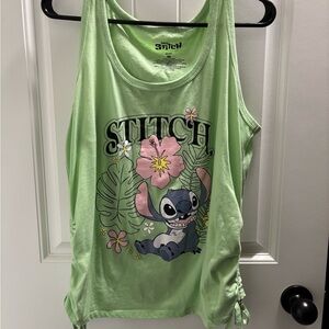 Disney Stitch Green Tank Top